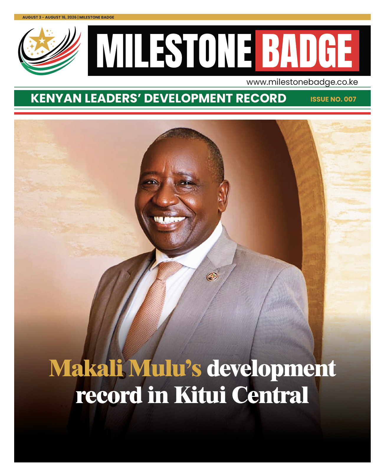Makali Mulu’s development record as MP